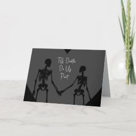 Till Death Do Us Part Valentine's Day Card opt7 Tack Kort