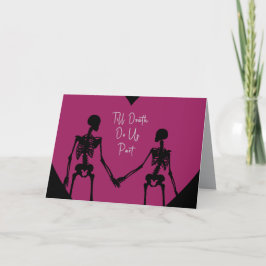 Till Death Do Us Part Valentine's Day Card opt8 Tack Kort