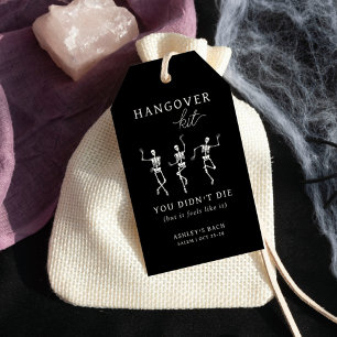 Till Death Do Us Party Hangover Kit Presentetikett