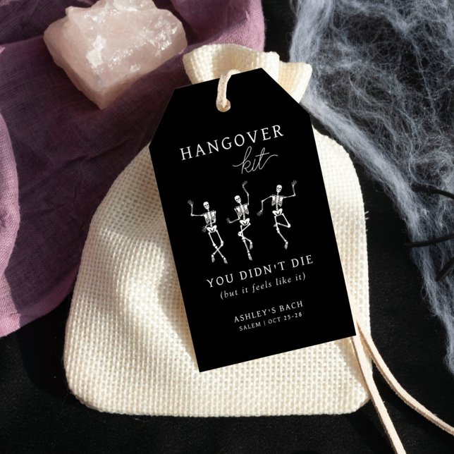 Till Death Do Us Party Hangover Kit Presentetikett (Skapare uppladdad)