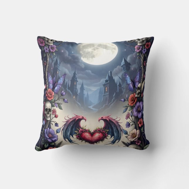 Till Death & Moonlight Bind Us.  Kudde (Baksida)