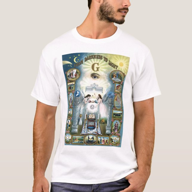 Till den ljusa T-tröja Tee (Framsida)