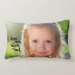 Till den måne- och för baksida   fars dag kudder lumbarkudde