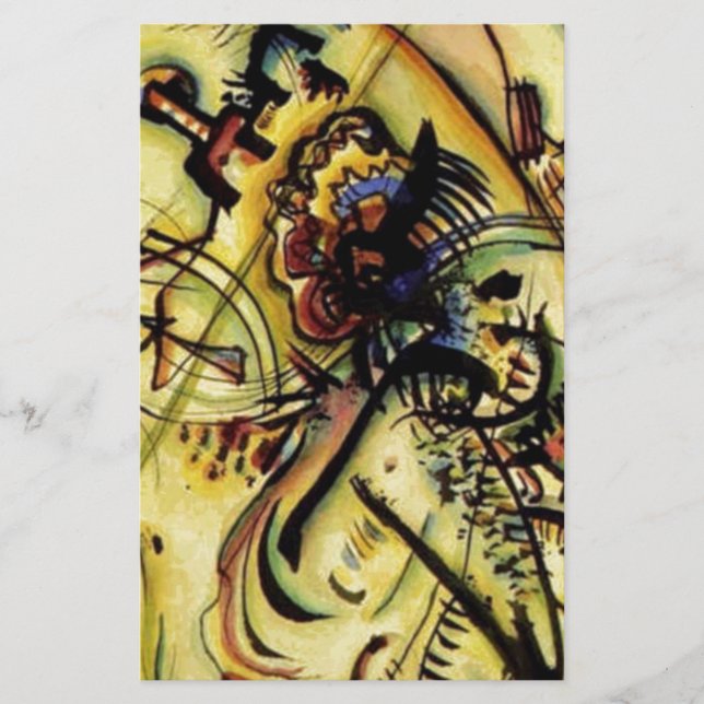 Till den okända rösten av Kandinsky Brevpapper (Framsida)