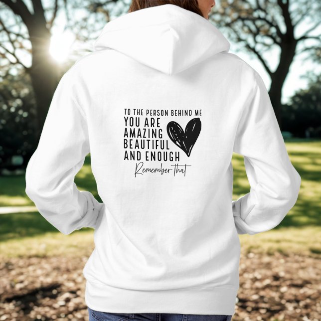 till den person som står bakom mig uppmuntran t shirt (Skapare uppladdad)