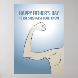 TILL DEN STARKASTE MAN KÄNNER JAG POSTER