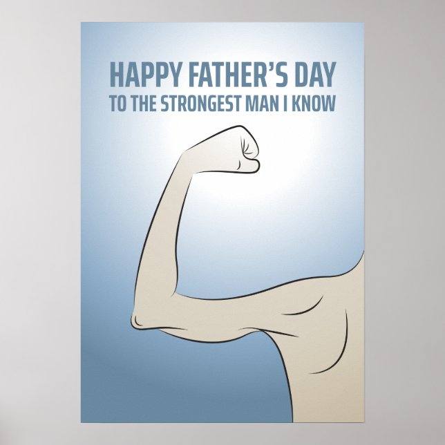 TILL DEN STARKASTE MAN KÄNNER JAG POSTER (Framsidan)