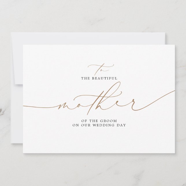 Till den vackra Mor i Groom-Bröllopsdagen (Framsida)