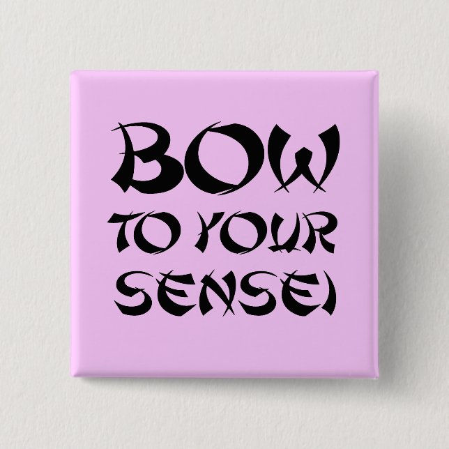 TILL DIN SENSEI KNAPP (Framsida)