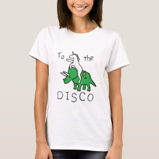 Till diskot (Unicornridningtriceratopsen) T Shirt