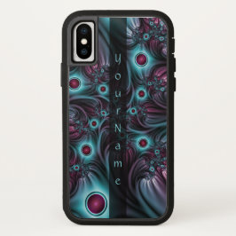 Till djupblått Rosa Abstrakt Fractal Art Namn