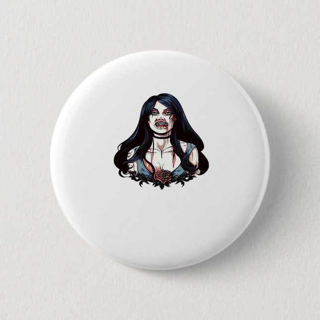 Till Död do oss Part Classic - Skeleton Couple Knapp (Framsida)