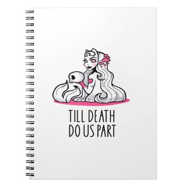 Till Död do oss Part Classic - Sloth and Soulmate Anteckningsbok (Framsidan)