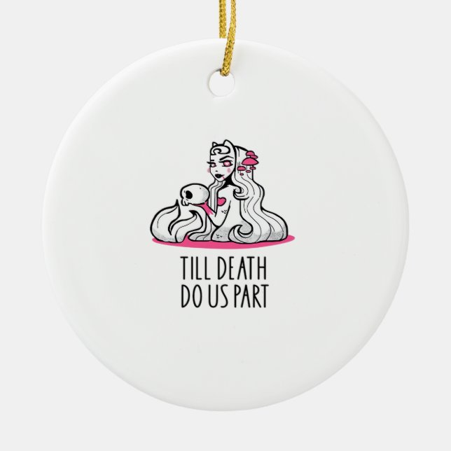 Till Död do oss Part Classic - Sloth and Soulmate Julgransprydnad Keramik (Framsidan)