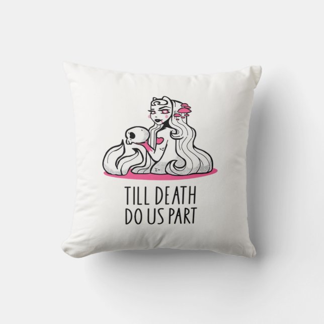 Till Död do oss Part Classic - Sloth and Soulmate Kudde (Framsida)