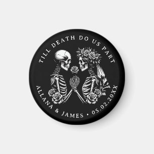 Till Död do oss Part Gothic Bröllop Magnet