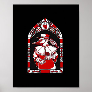 Till Död do oss Part Plague Doktor Classic Kärlek Poster
