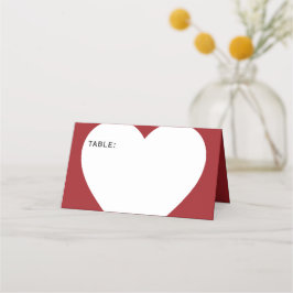 Till Död do oss Part Skeleton Bröllop Red Placeringskort