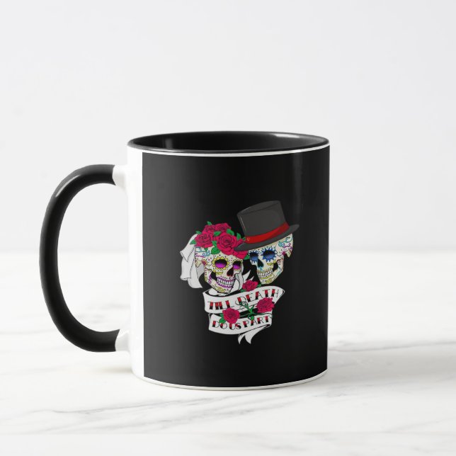 Till Död do oss Part Skull Mugg (Vänster)