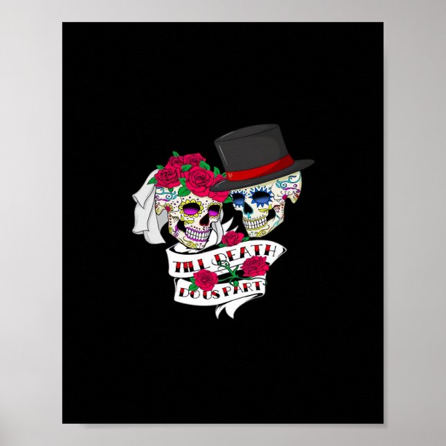 Till Död do oss Part Skull Poster (Framsidan)