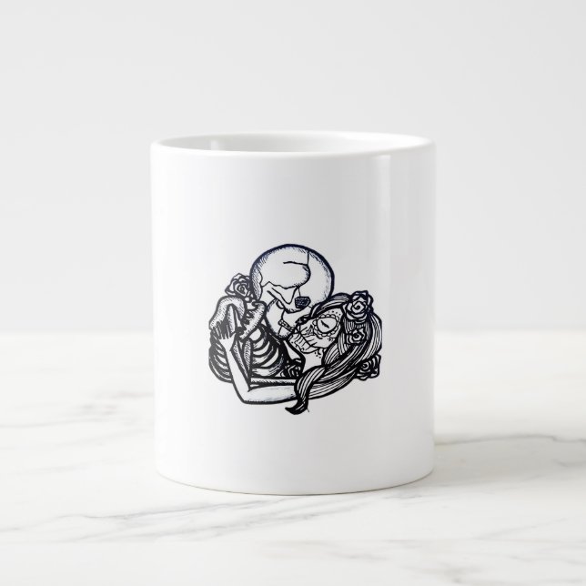 Till Död Do US Part Classic - Spooky Skeleton Sl Jumbo Mugg (Framsidan)