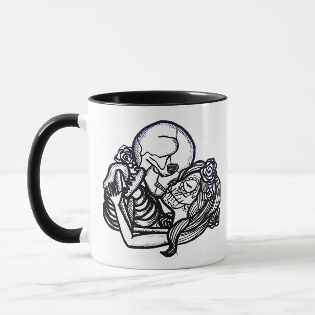 Till Död Do US Part Classic - Spooky Skeleton Sl Mugg (Vänster)