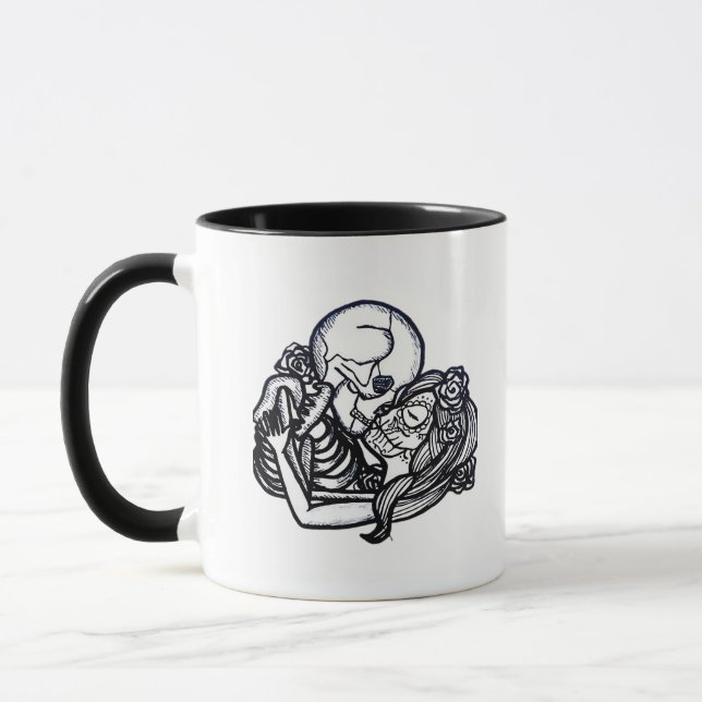 Till Död Do US Part Classic - Spooky Skeleton Sl Mugg (Vänster)