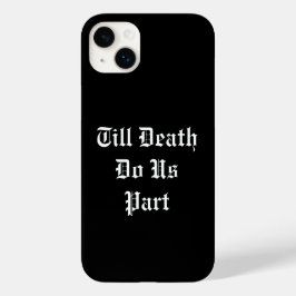 Till Död Do US Part iphone case - black