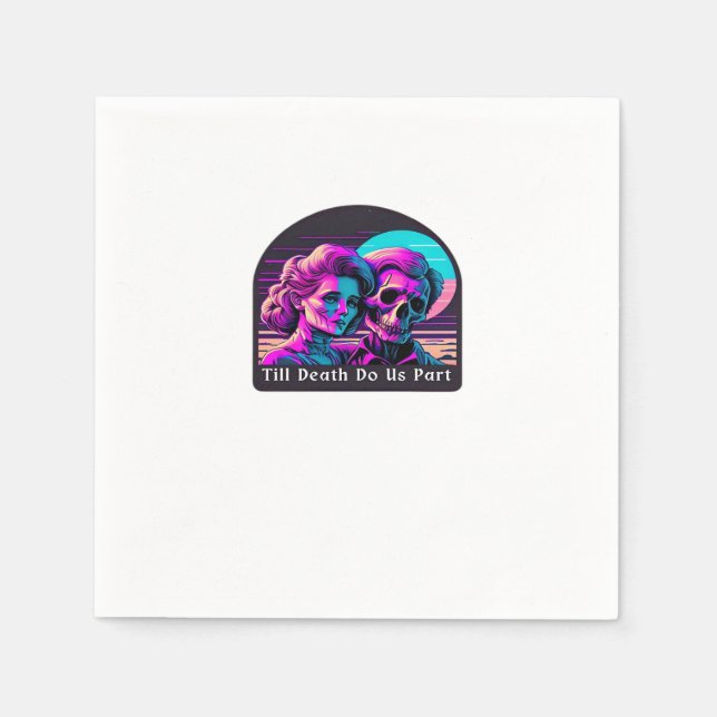 Till Död Do US Part - Sloth and Soulmate Pappersservett (Framsidan)