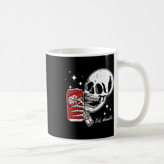 Till Död Dr Skeleton Halloween Cute Kaffemugg (Höger)