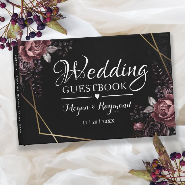 Till Död gör vi del | Gothic Black Mörk Bröllop Gästböcker (Skapare uppladdad)