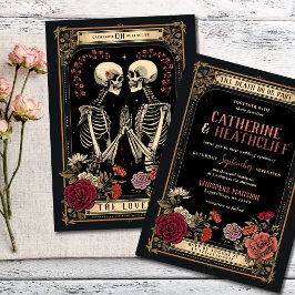 Till Död gör vi del | Inbjudan till Tarot Wedding