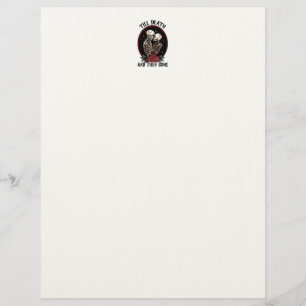 Till Död Letterhead Brevhuvud