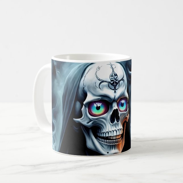 Till döden, bortom evigheten.  kaffemugg (Framsida vänster)