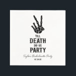 Till Döden Do US Party Skeleton Bachelorette Party Pappersservett<br><div class="desc">Det här är ett tills Döden gör oss Party gotiska Skeleton Bachelorette-partiets Pappra servar!</div>