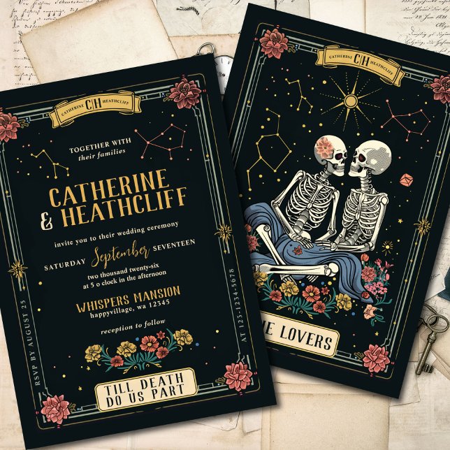 Till Döden gör oss del 3 | Inbjudan till Tarot Wed (Skapare uppladdad)