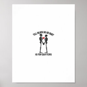Till Döden gör oss del Valentine Design Poster
