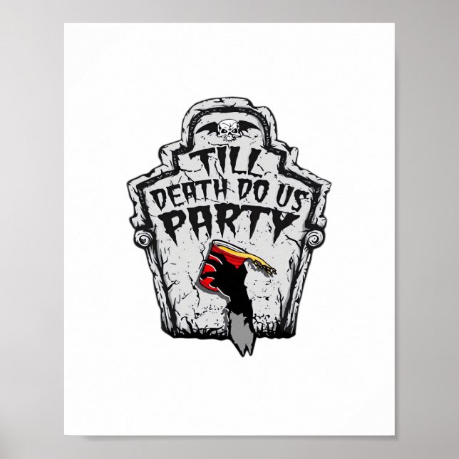Till döden, gör oss Party Classic för Halloween Poster (Framsidan)