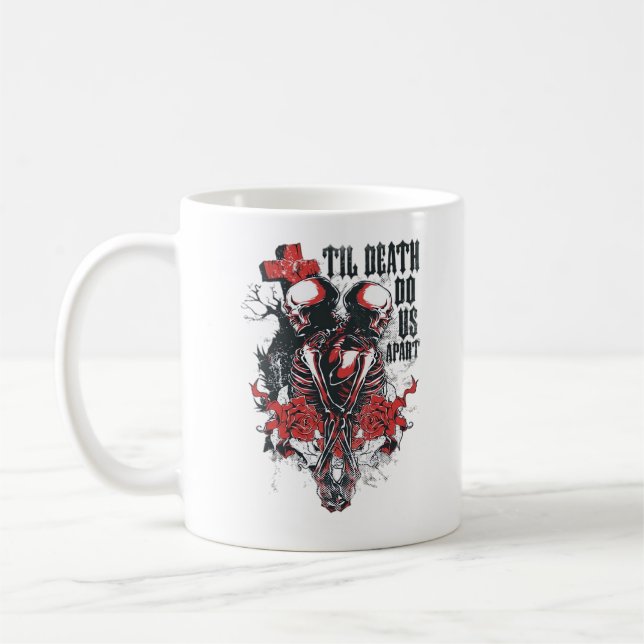 Till Döden, gör oss sällskap klassiskt Kaffemugg (Vänster)