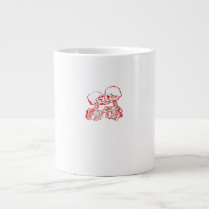 Till Döden gör oss sällskap (röd transparent) Jumbo Mugg