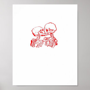 Till Döden gör oss sällskap (röd transparent) Poster