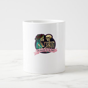 Till Döden tillhör Valentine Art - Spooky Cute Jumbo Mugg