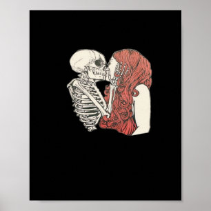 Till Döden tillhör vi Skeleton Art Classic Poster