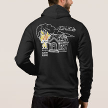Till dödens hjärt-Zip-up-hoodie
