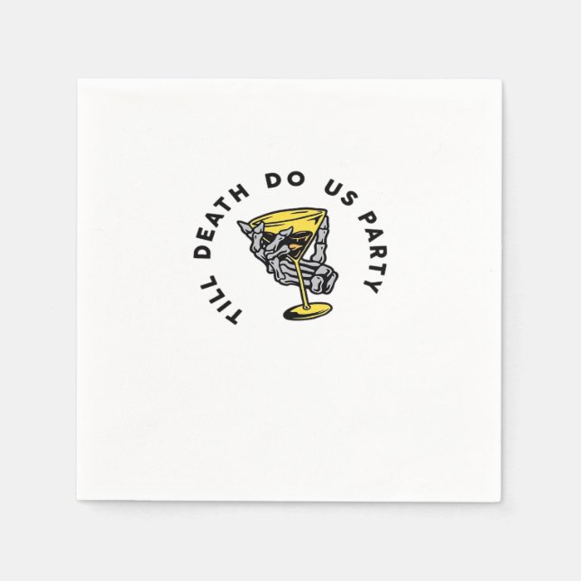 Till Döds do oss Part-Y Classic Funny Pappersservett (Framsidan)