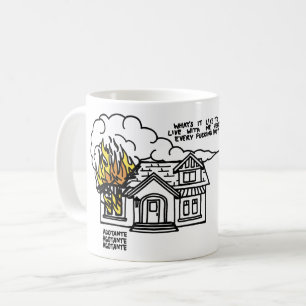 Till Döds hjärtekaffe Mugg