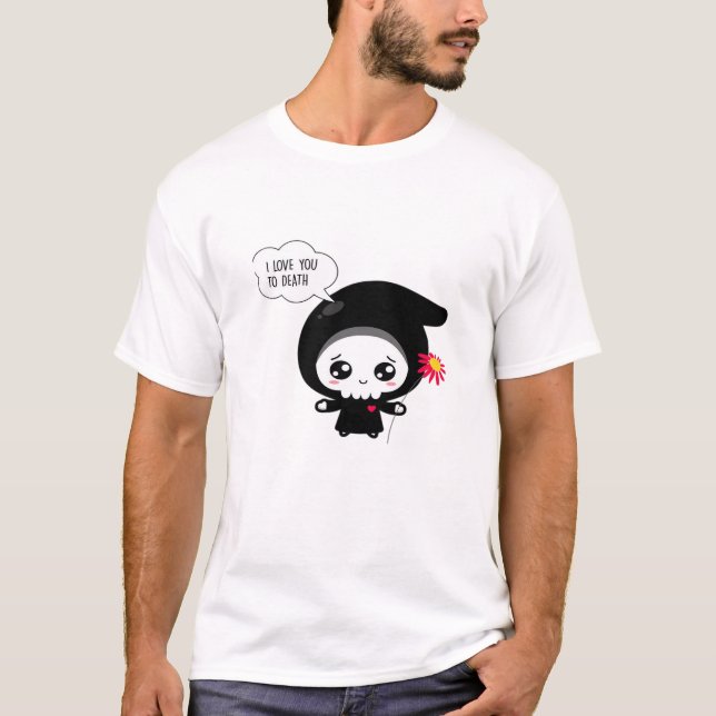 Till döds - Lustigt Valentines day Classic T Shirt (Framsida)