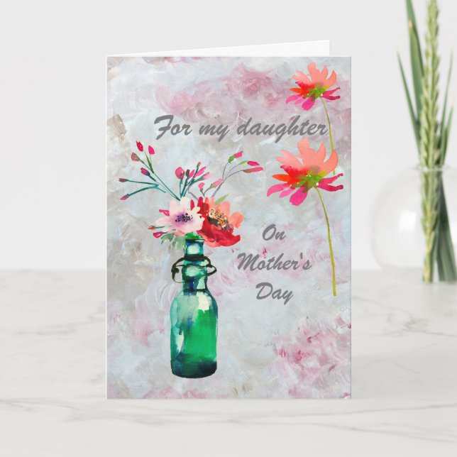Till Dotter på Mor-dagen Kort (Framsida)