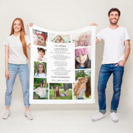 Till Dotter Studenten Dag 9 Foto Fleecefilt