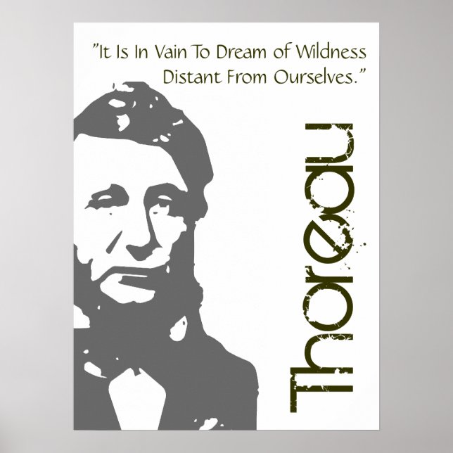 Till drömmen om Wilness Thoreau Poster (Framsidan)
